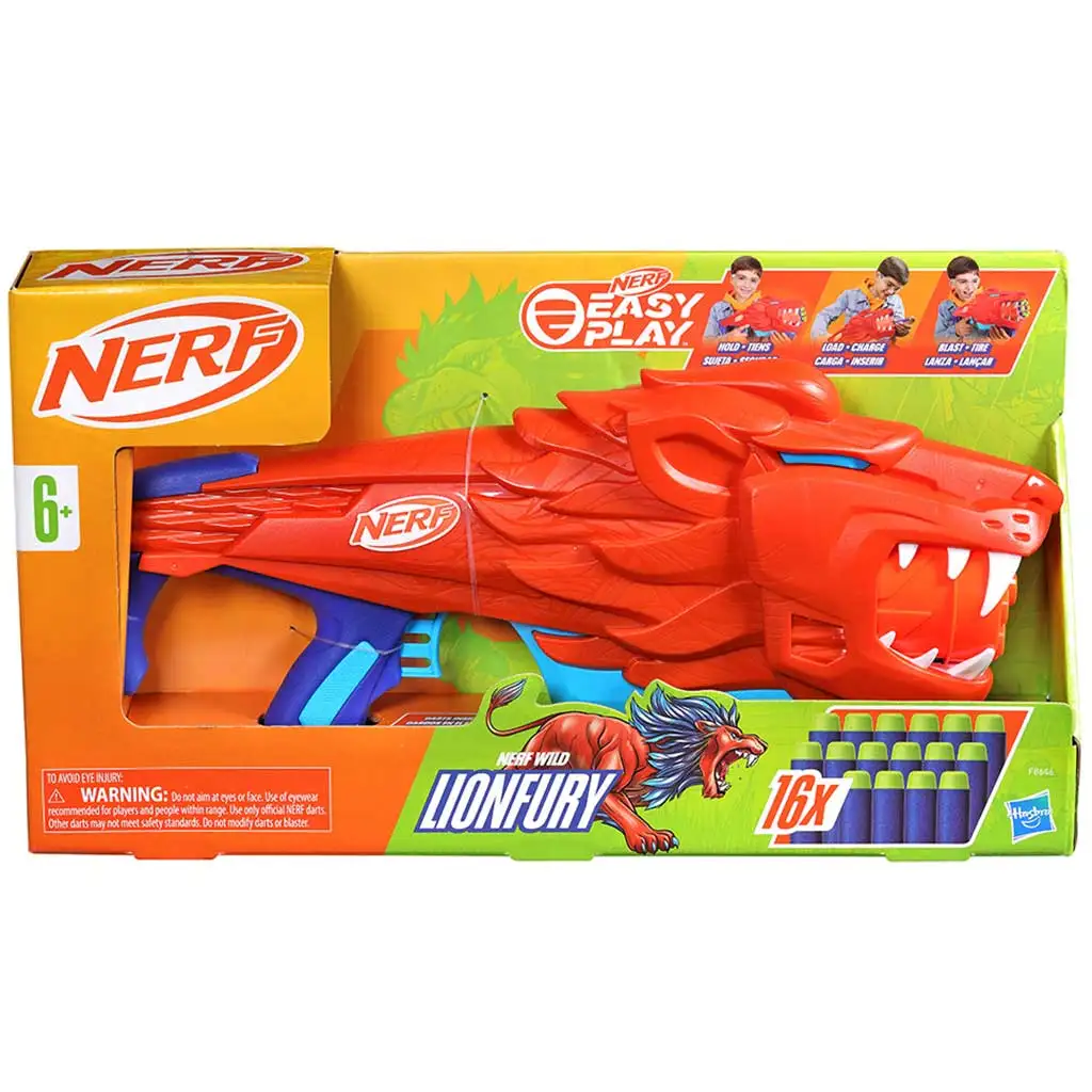 Nerf: Lionfury penová pištoľ s 16 nábojmi - Hasbro