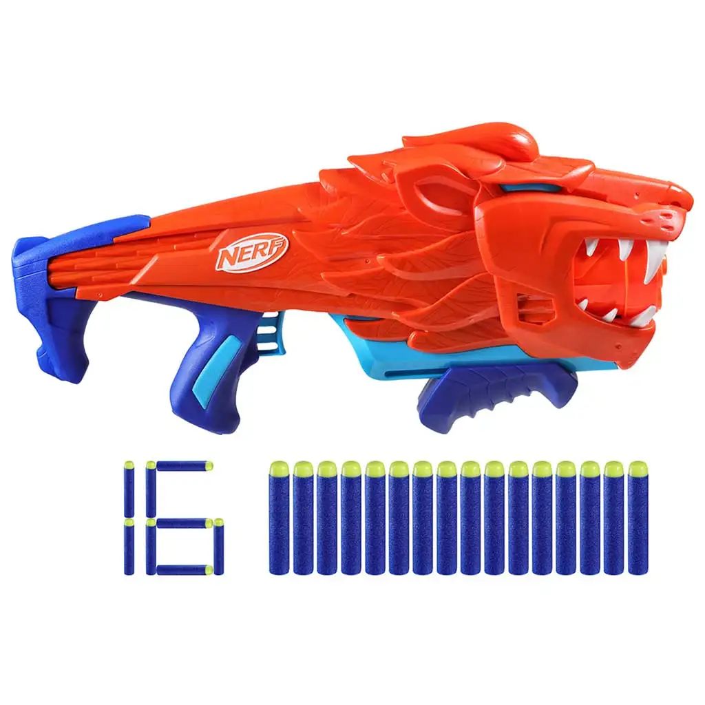 Nerf: Lionfury penová pištoľ s 16 nábojmi - Hasbro kép 2