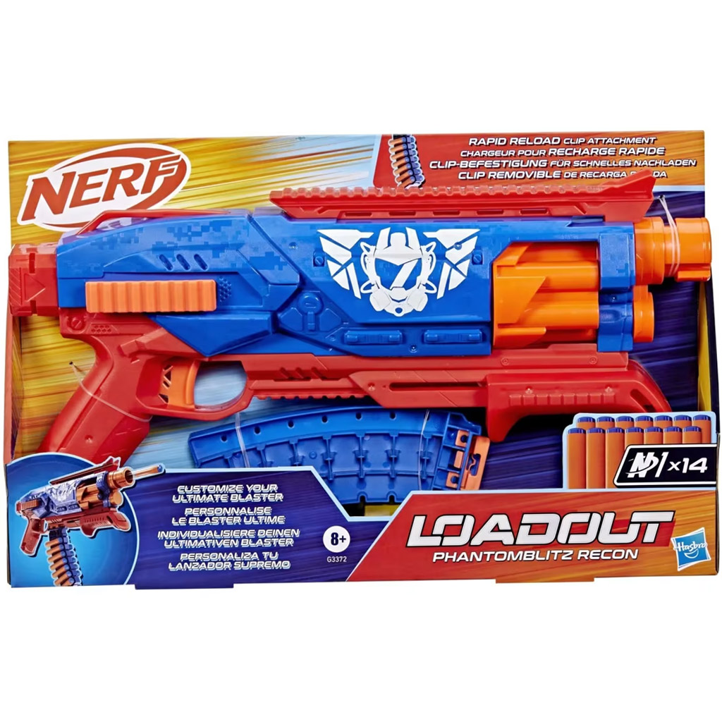 Nerf: Loadout Phantomblitz Recon penový vystreľovač - Hasbro