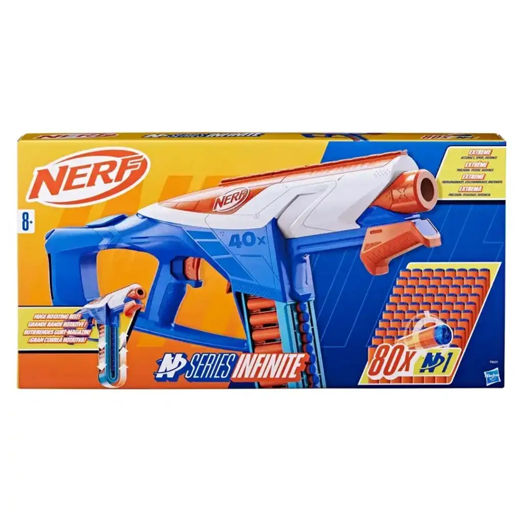 Nerf: N-Series: Infinite penová pištoľ s 80 nábojmi - Hasbro