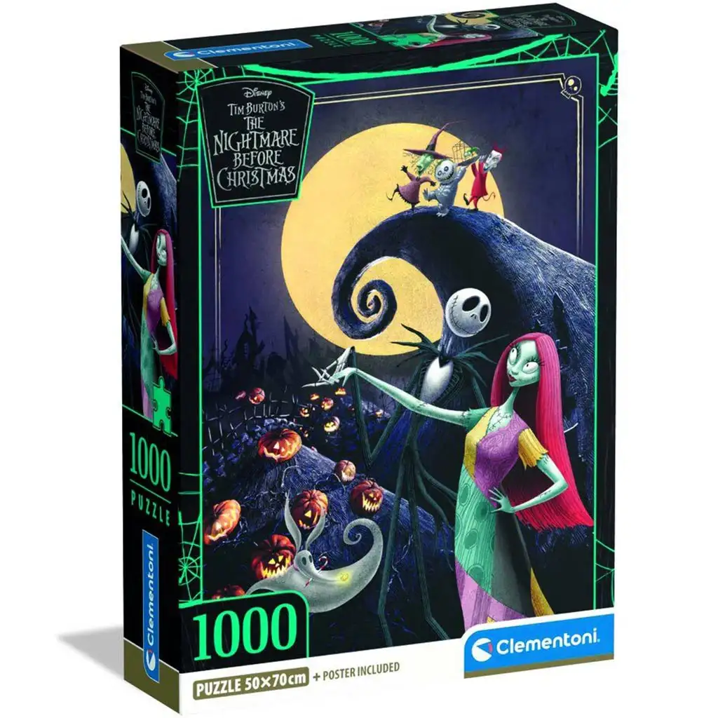 Nočná mora pred Vianocami 1000-dielna puzzle - Clementoni