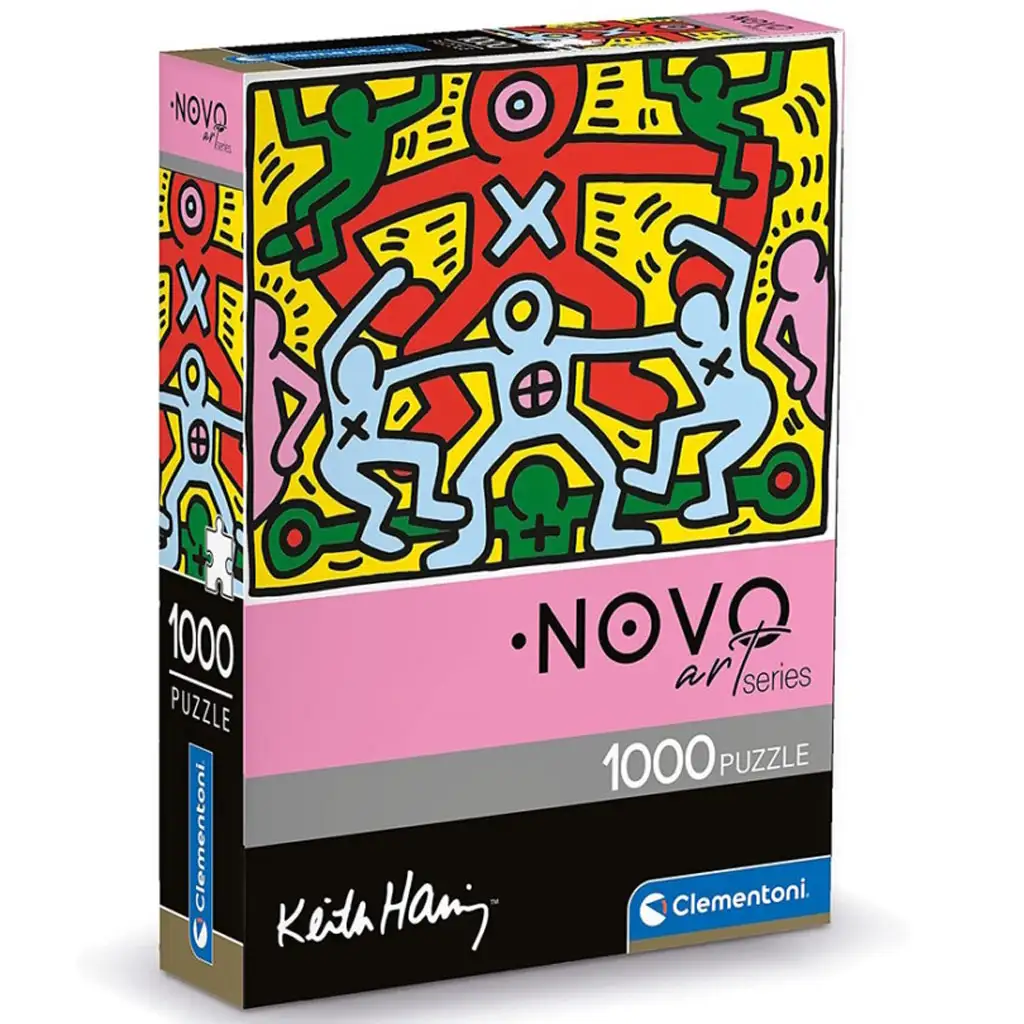 Novo Art: Keith Haring - Obraz bez názvu 1000 kusov puzzle - Clementoni