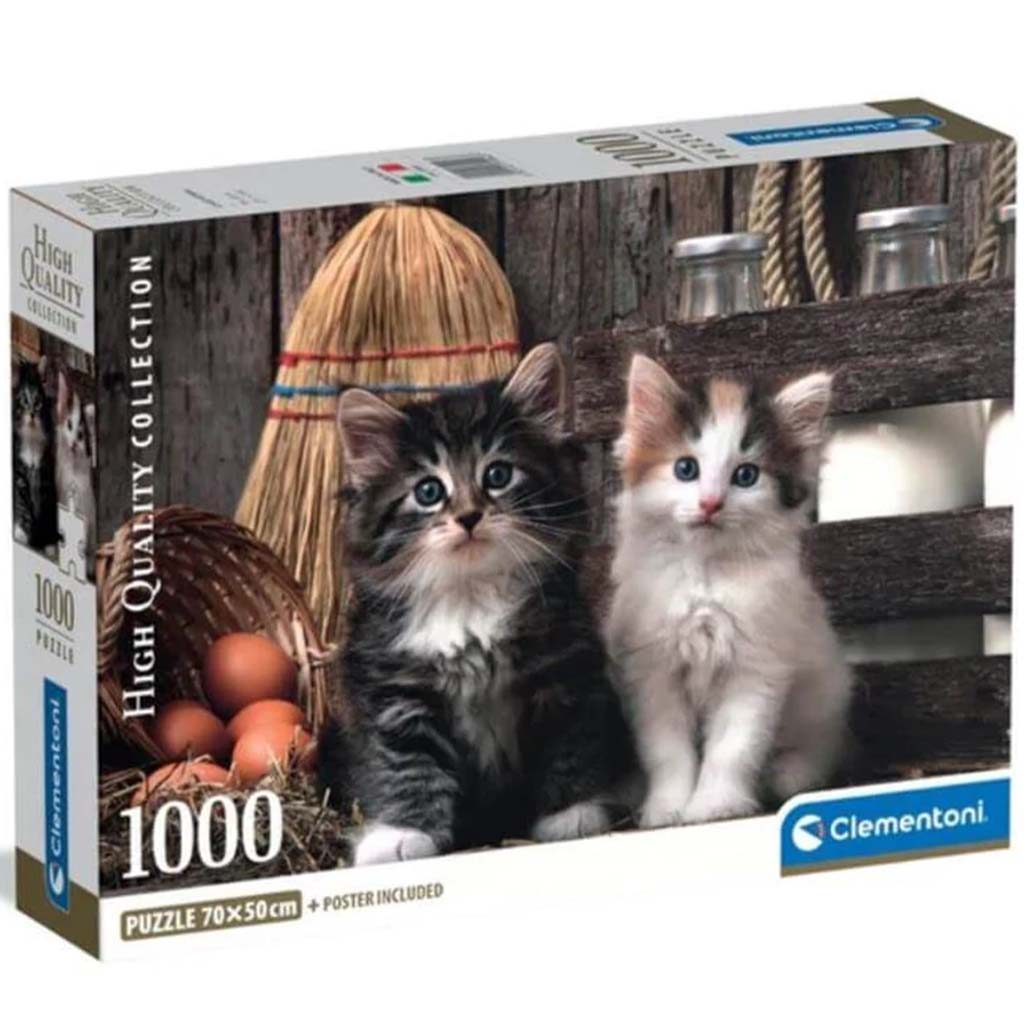 Okúzľujúce mačiatka HQC 1000-dielne puzzle - Clementoni