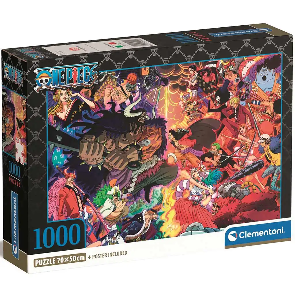 One Piece 1000 dielikové kompaktné puzzle 70x50cm - Clementoni