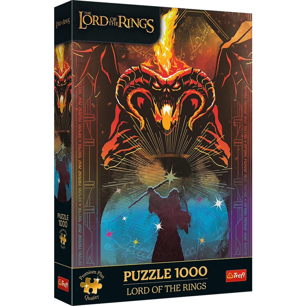 Pán prsteňov Gandalf a Balrog súboj 1000-dielne Prémiové plus quality puzzle - Trefl