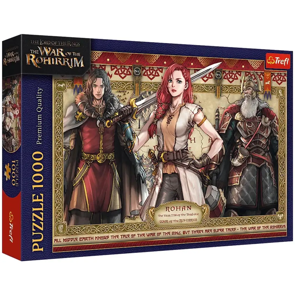 Pán prsteňov: Tábor Rohirrim 1000-dielne puzzle – Trefl