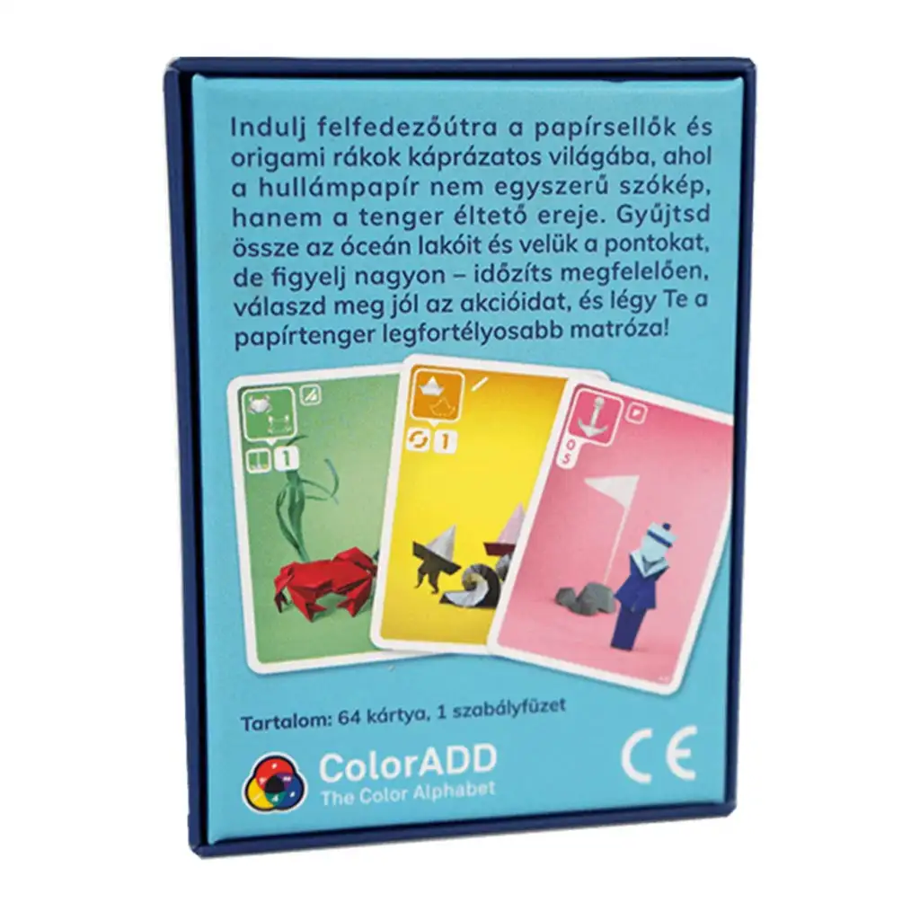 Papierová loď na mori kartová hra kép 2