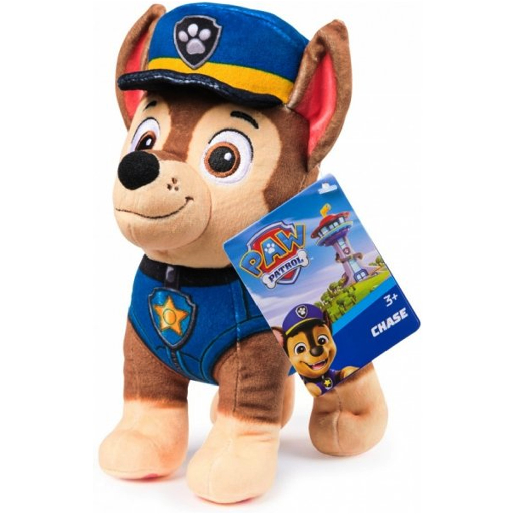Paw Patrol: Chase plyšová figúrka 17 cm - Spin Master