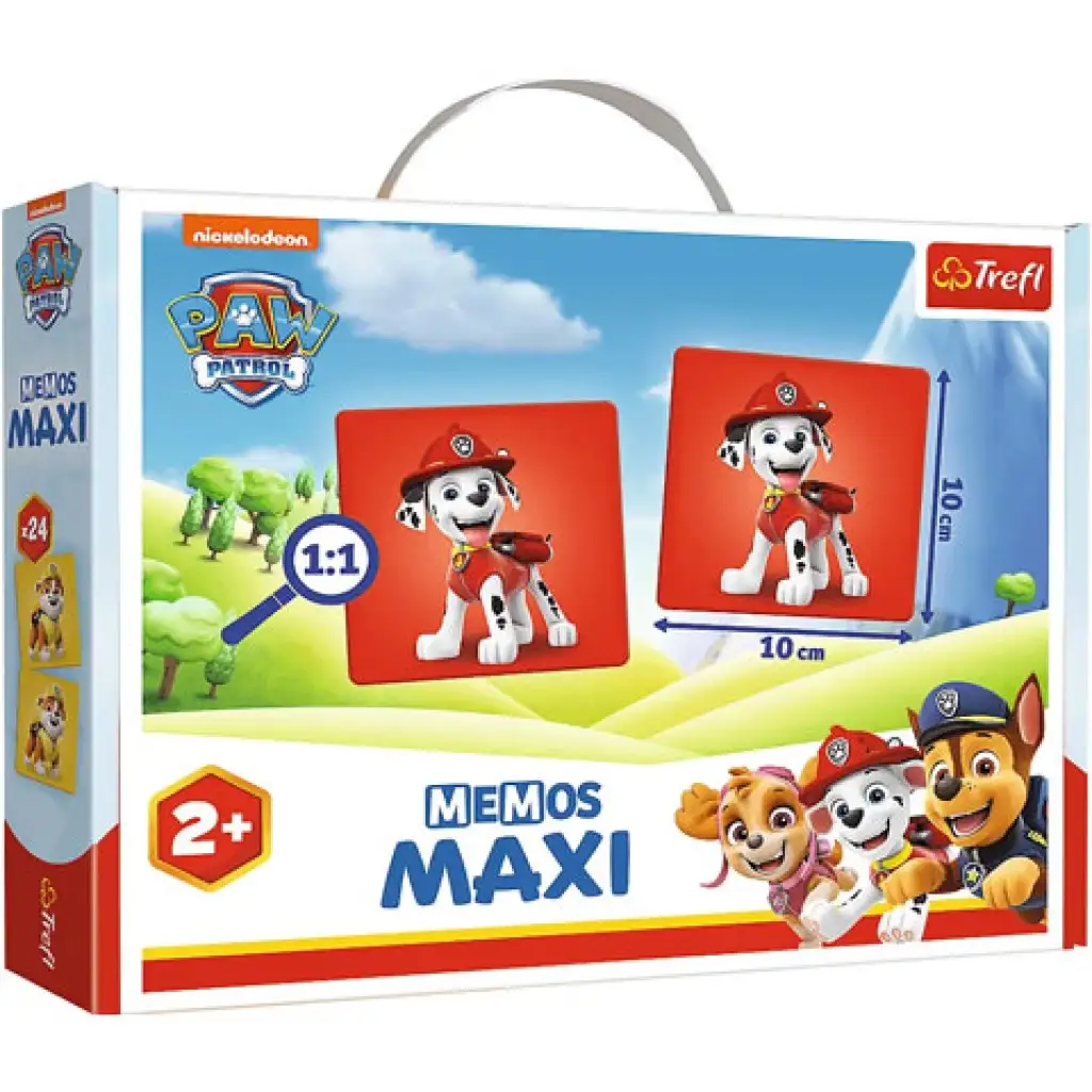 Paw Patrol Maxi pamäťová hra 24 ks - Trefl