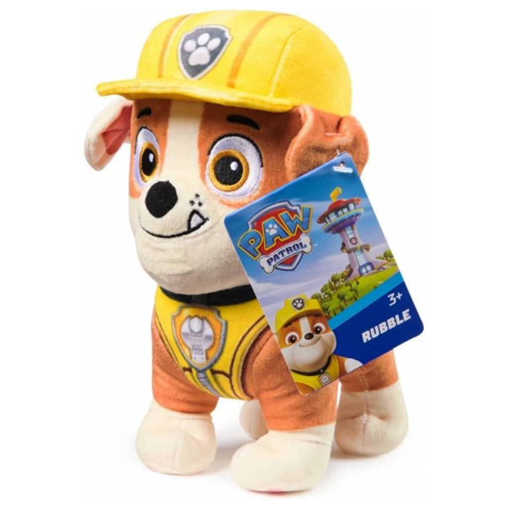 Paw Patrol: Rubble plyšová figúrka 17 cm - Spin Master kép 1