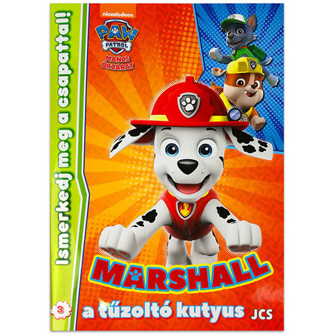Paw Patrol: Zoznám sa s tímom! 3. - Marshall, hasičský psík, pracovný zošit