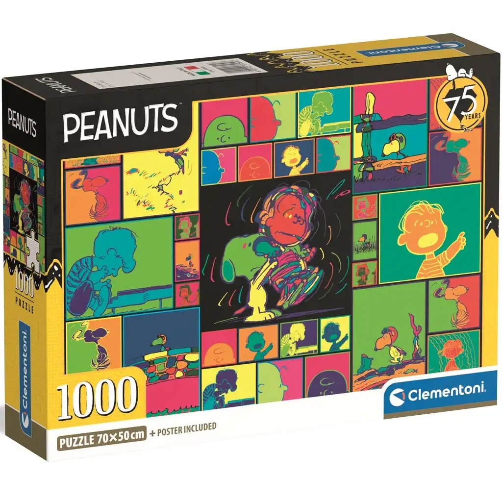 Peanuts 75 rokov 1000-dielna puzzle - Clementoni