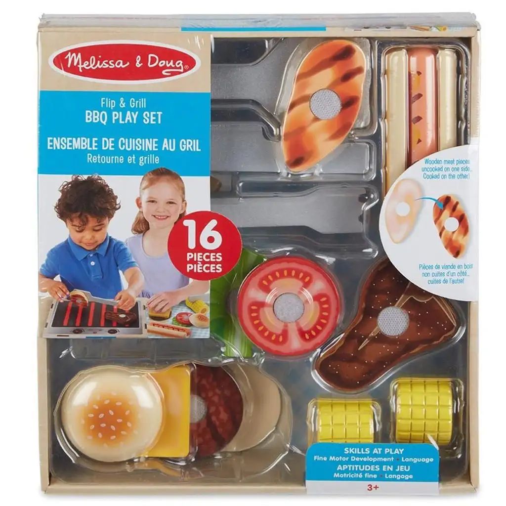 Pečenie a varenie: Gril a BBQ hracia súprava - Melissa & Doug