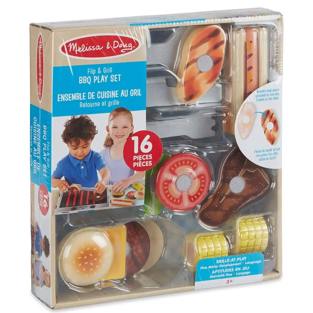 Pečenie a varenie: Gril a BBQ hracia súprava - Melissa & Doug kép 2