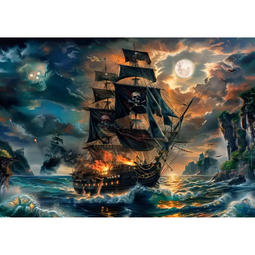 Piráti z morských duchov 300-dielne puzzle - Clementoni kép 2