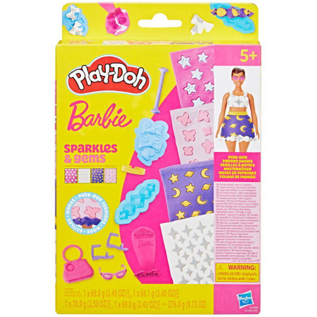 Play-Doh: Barbie trblietky a drahokamy modelovacia sada - Hasbro