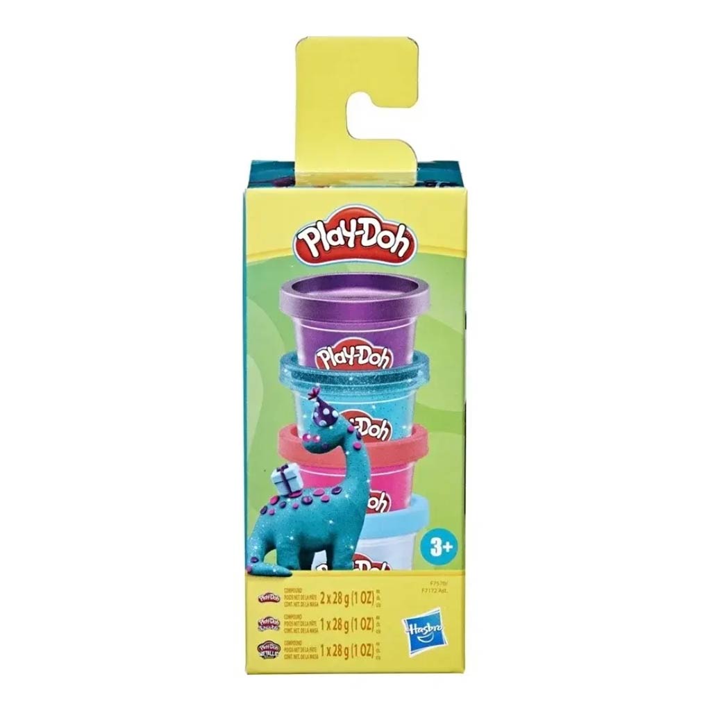 Play-Doh: Dino mini 4-dielna sada plastelíny - Hasbro
