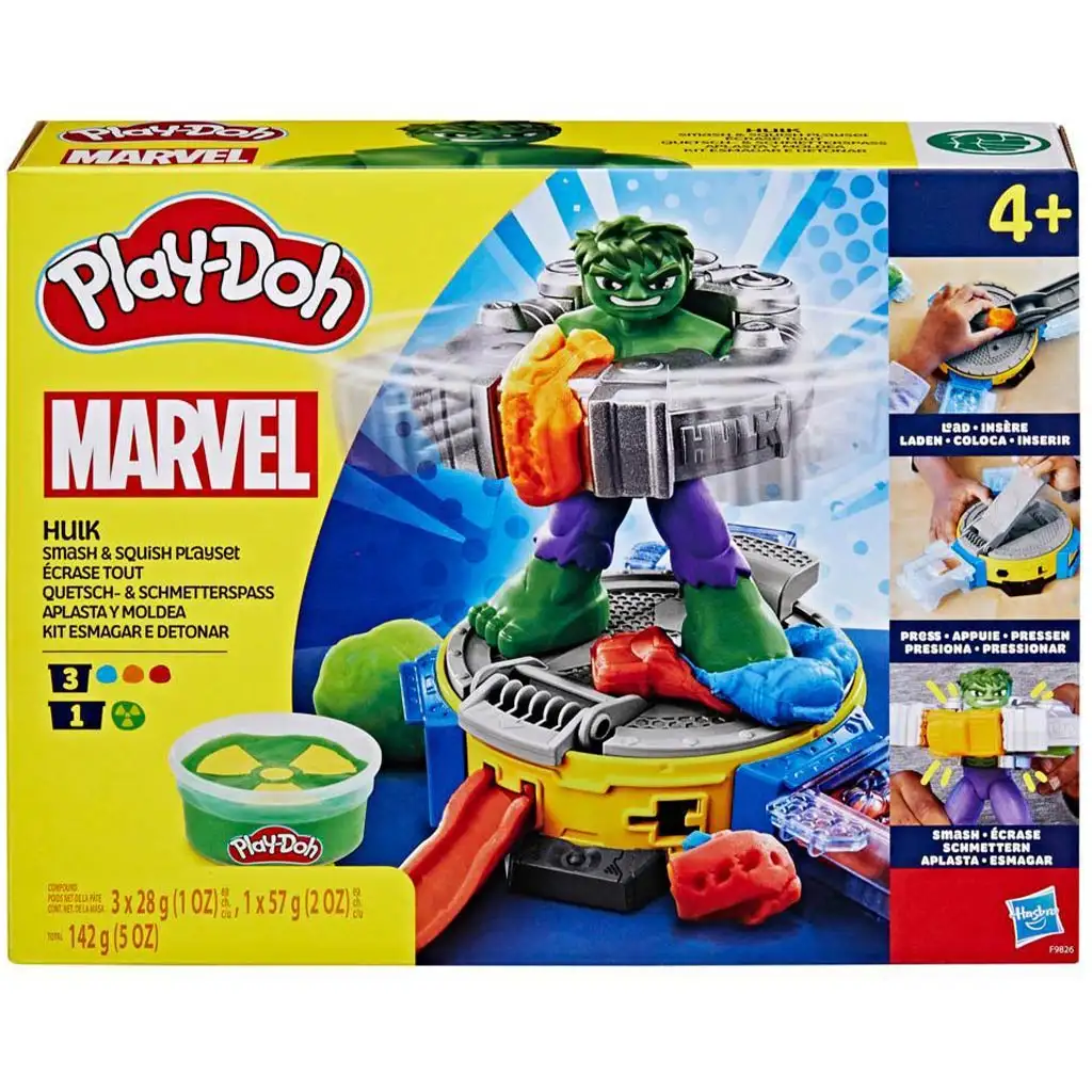 Play-Doh: Marvel Hulk Smash & Squish hracia súprava - Hasbro