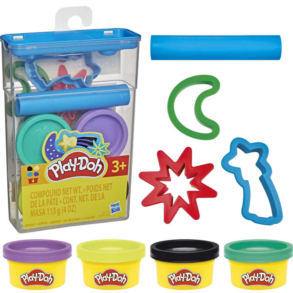 Play-Doh: Sada na modelovanie v úložnom boxe – s vesmírnymi formičkami - Hasbro
