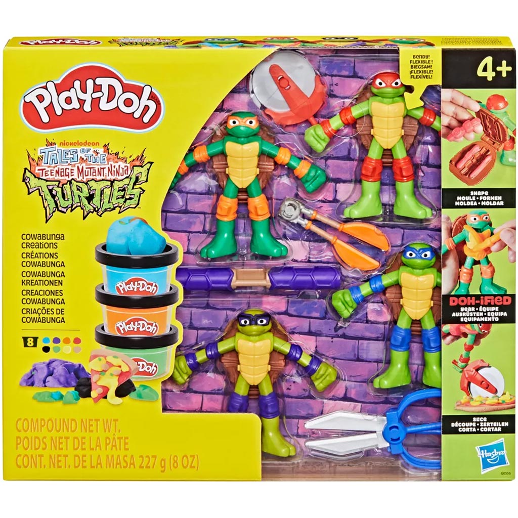 Play-Doh: Súprava na hranie Tini ninja korytnačky cowabunga creations - Hasbro