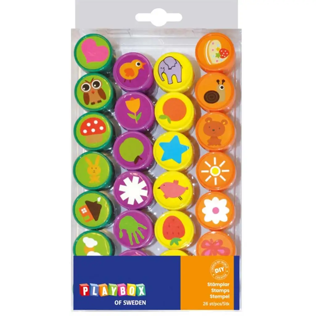 PlayBox: 26-dielna sada tlačiarenských súprav s rôznymi motívmi