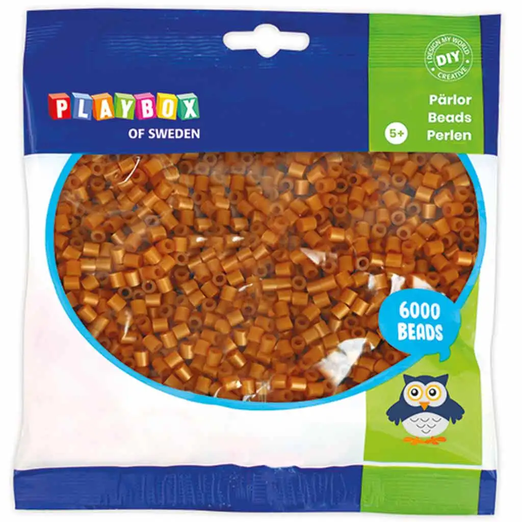 PlayBox: 5mm MIDI medené žehliace korálky, balenie 6000 ks