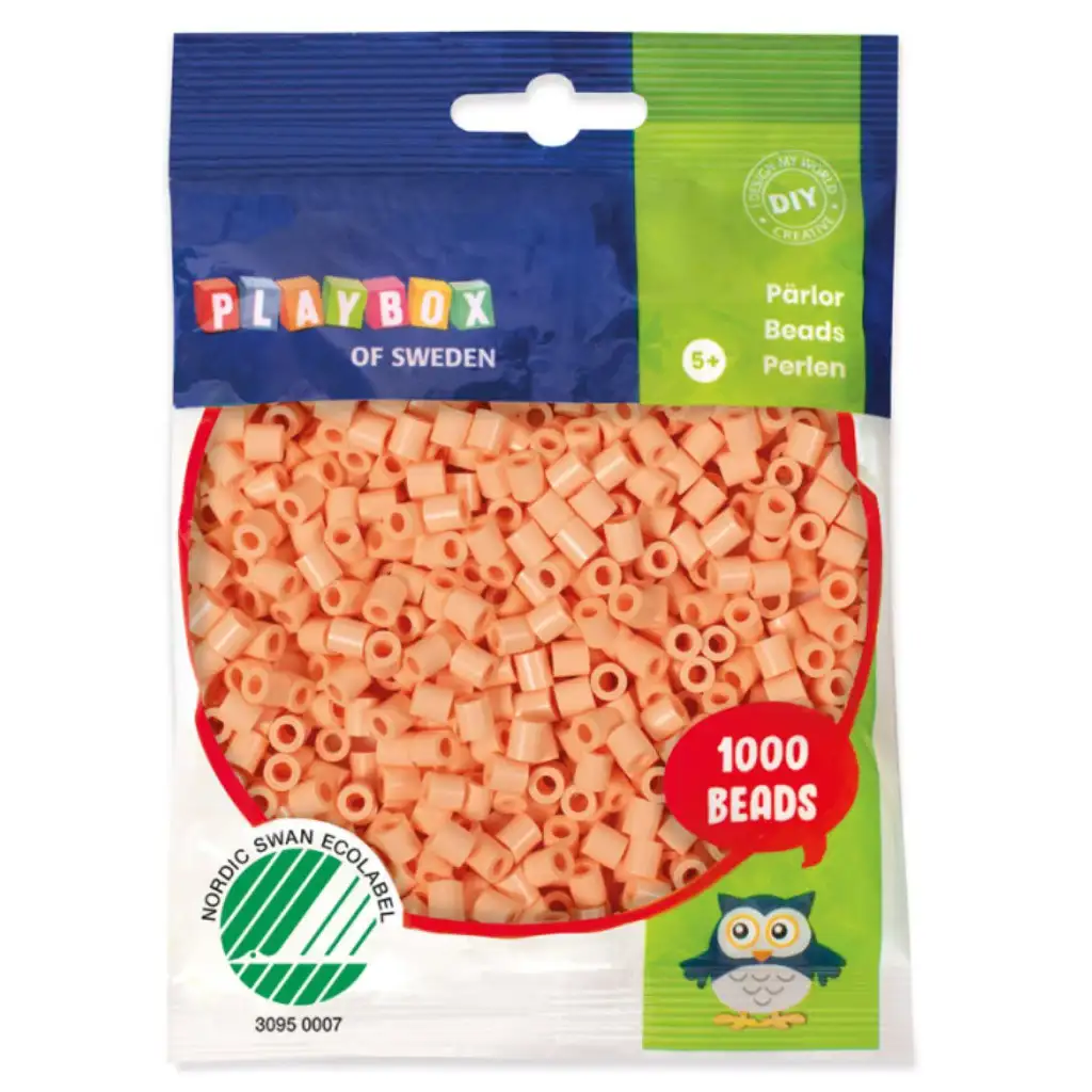 PlayBox: 5mm MIDI zažehlovacie korálky 1000ks v marhuľovej farbe