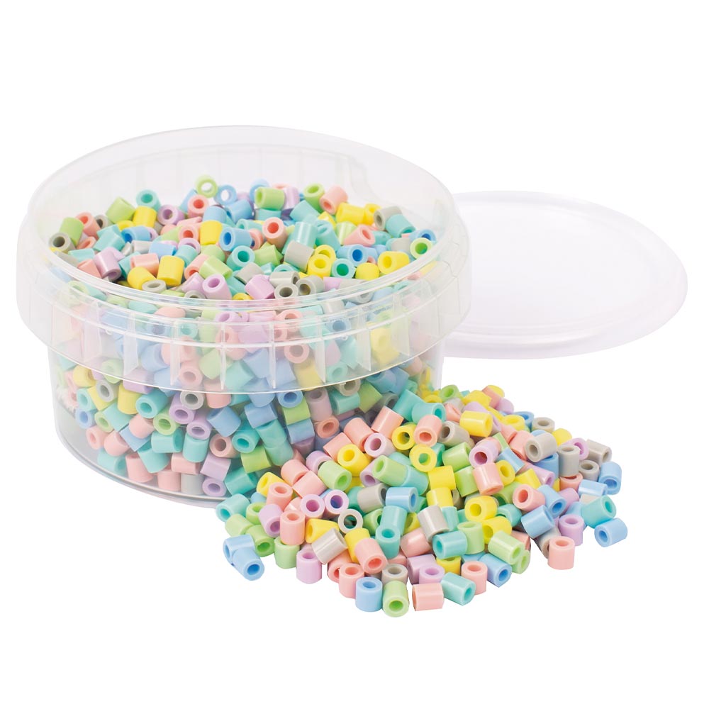 PlayBox: 5mm MIDI zažehlovacie korálky 1000ks v pastelových farbách