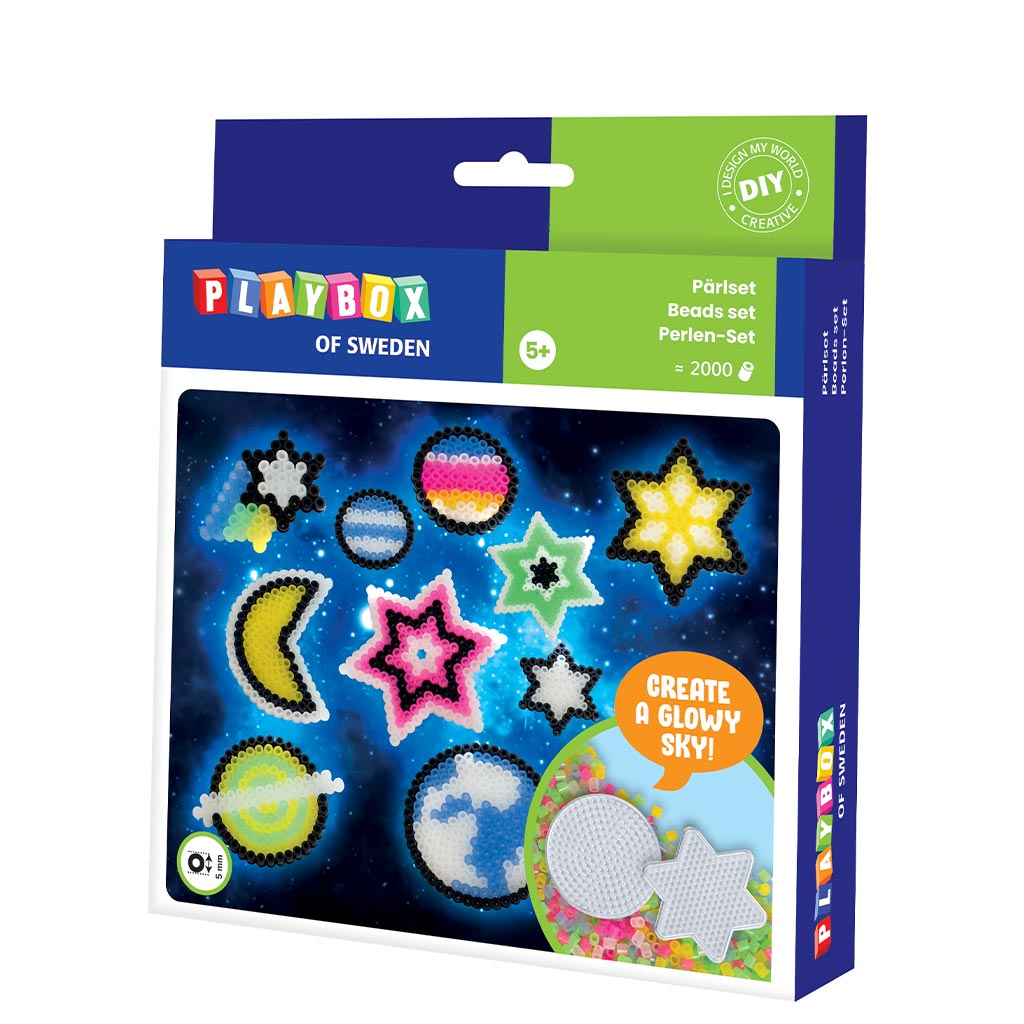 PlayBox: 5mm MIDI zažehlovacie korálky Starry Sky 2000ks sada
