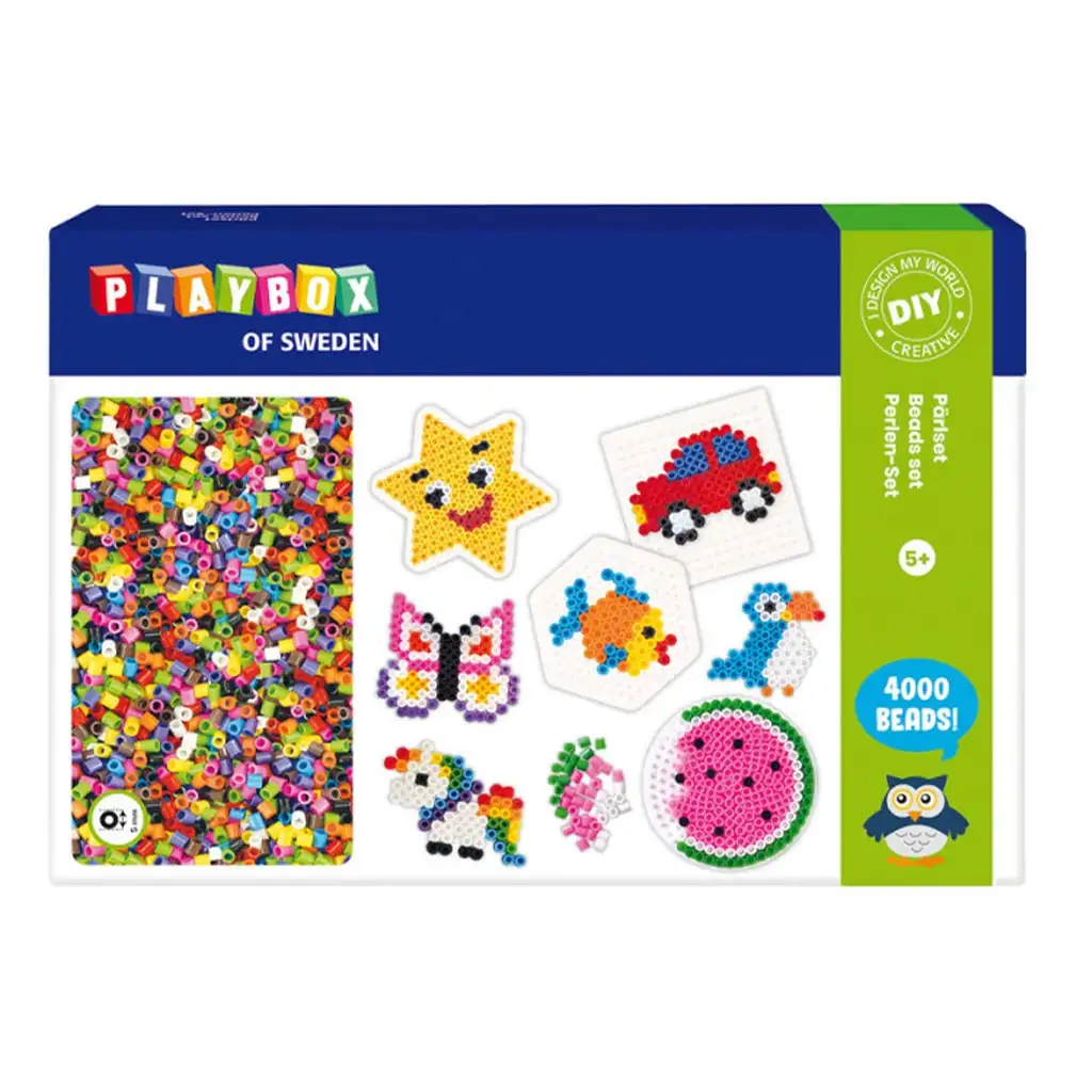 PlayBox: 5mm MIDI zažehlovacie korálky set 4000 ks