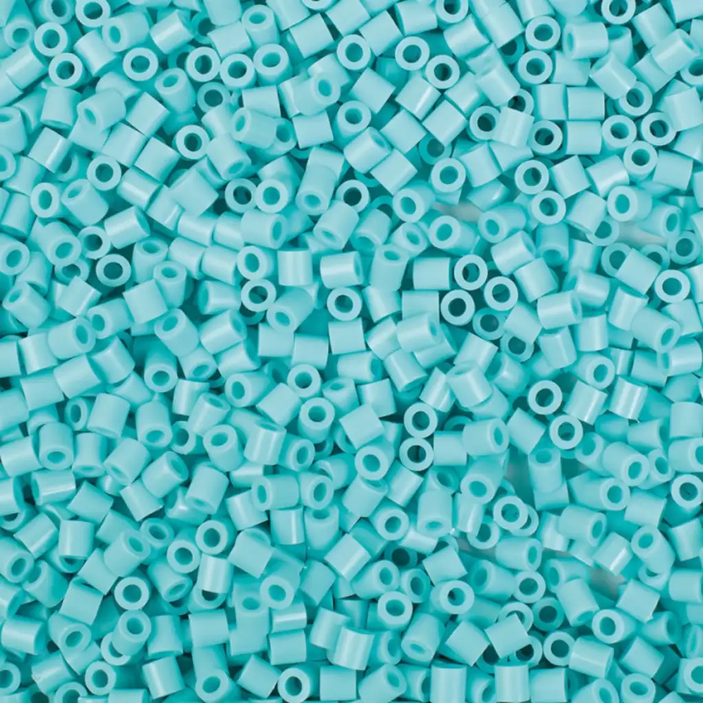 PlayBox: 5mm MIDI žehliace korálky, 6000 ks, pastelovo tyrkysová farba.