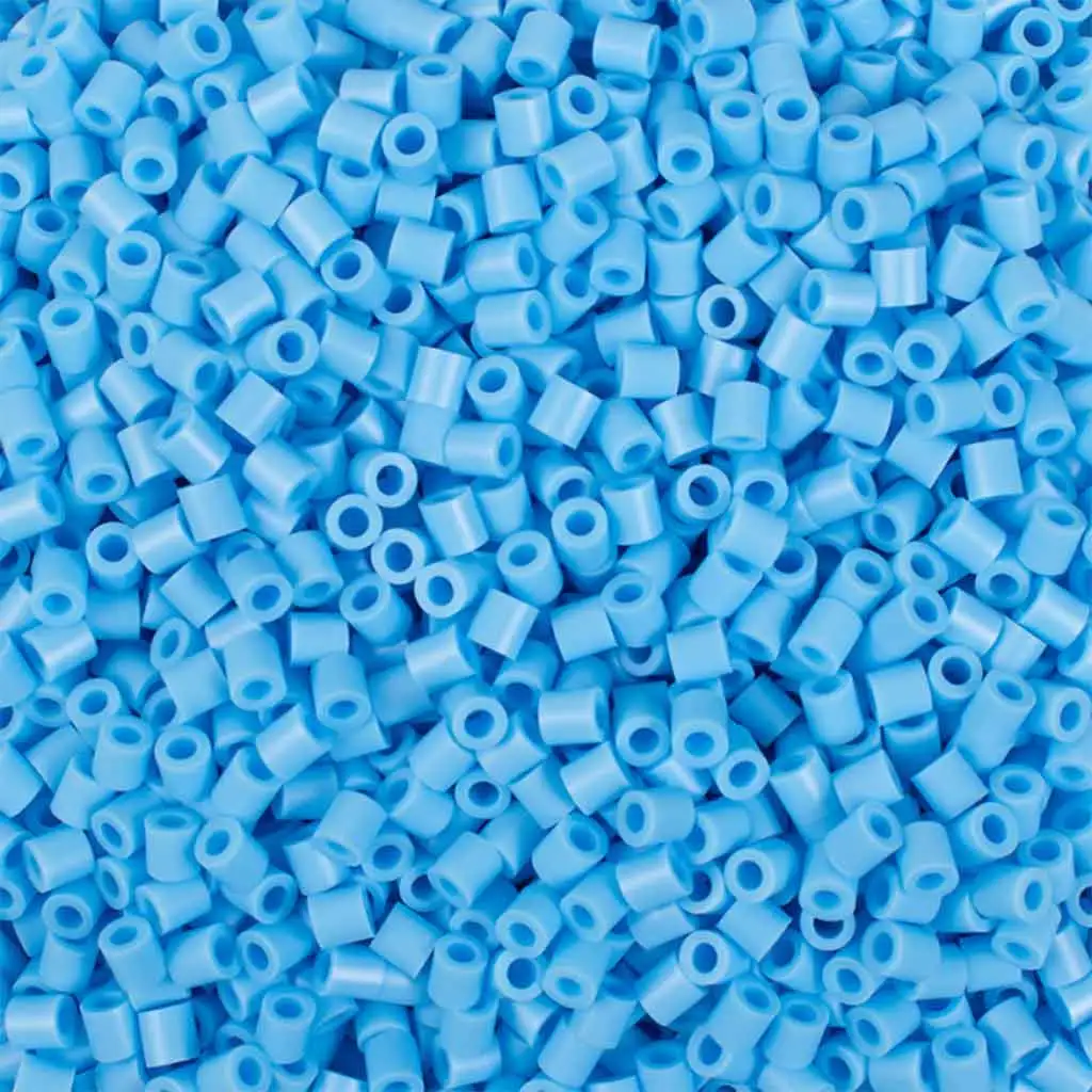 PlayBox: 5mm MIDI žehliace korálky svetlomodrej farby v balení 6000 ks. kép 2