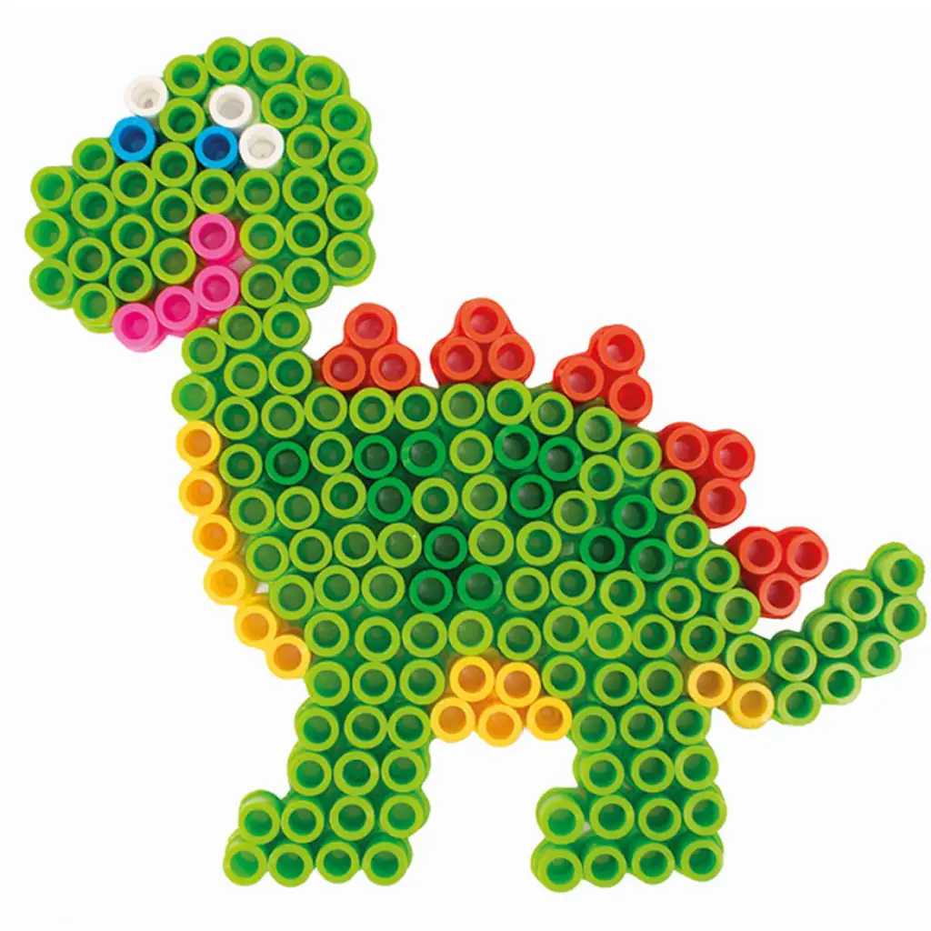 PlayBox: 9 mm zažehlovacie korálky základ 5 ks dinosaurus kép 2