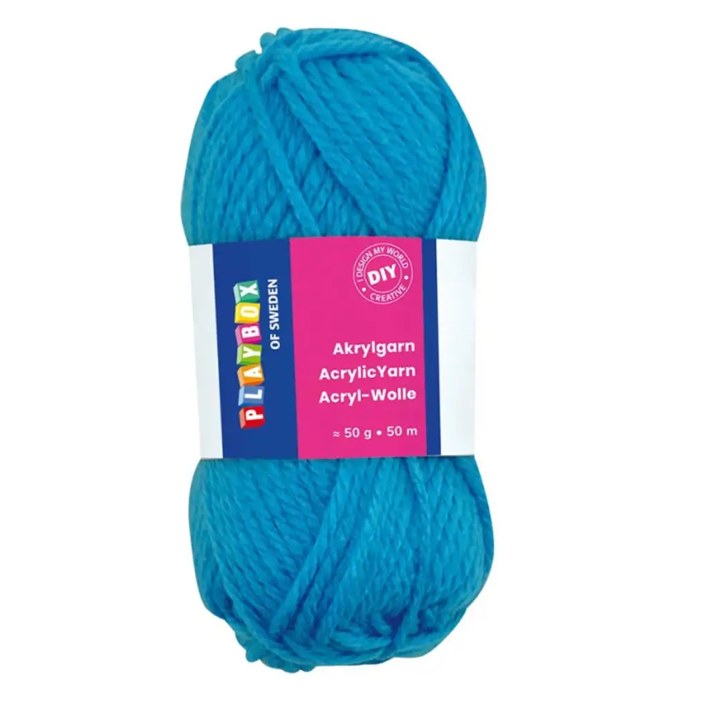 PlayBox: Akrylová priadza 50g tyrkysová