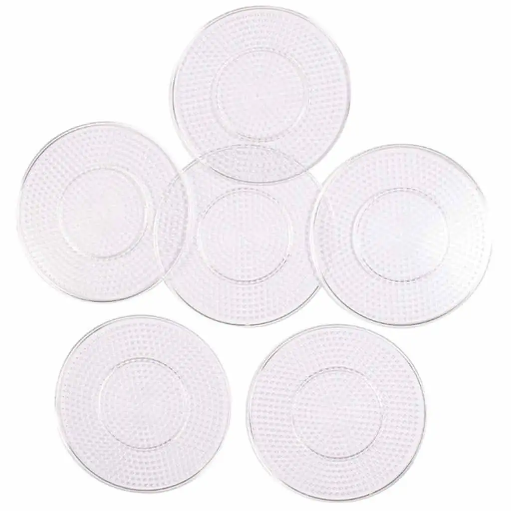 PlayBox: Balík s kruhovou základňou pre 5mm MIDI žehliace korálky, 15 cm, sada 10 ks.