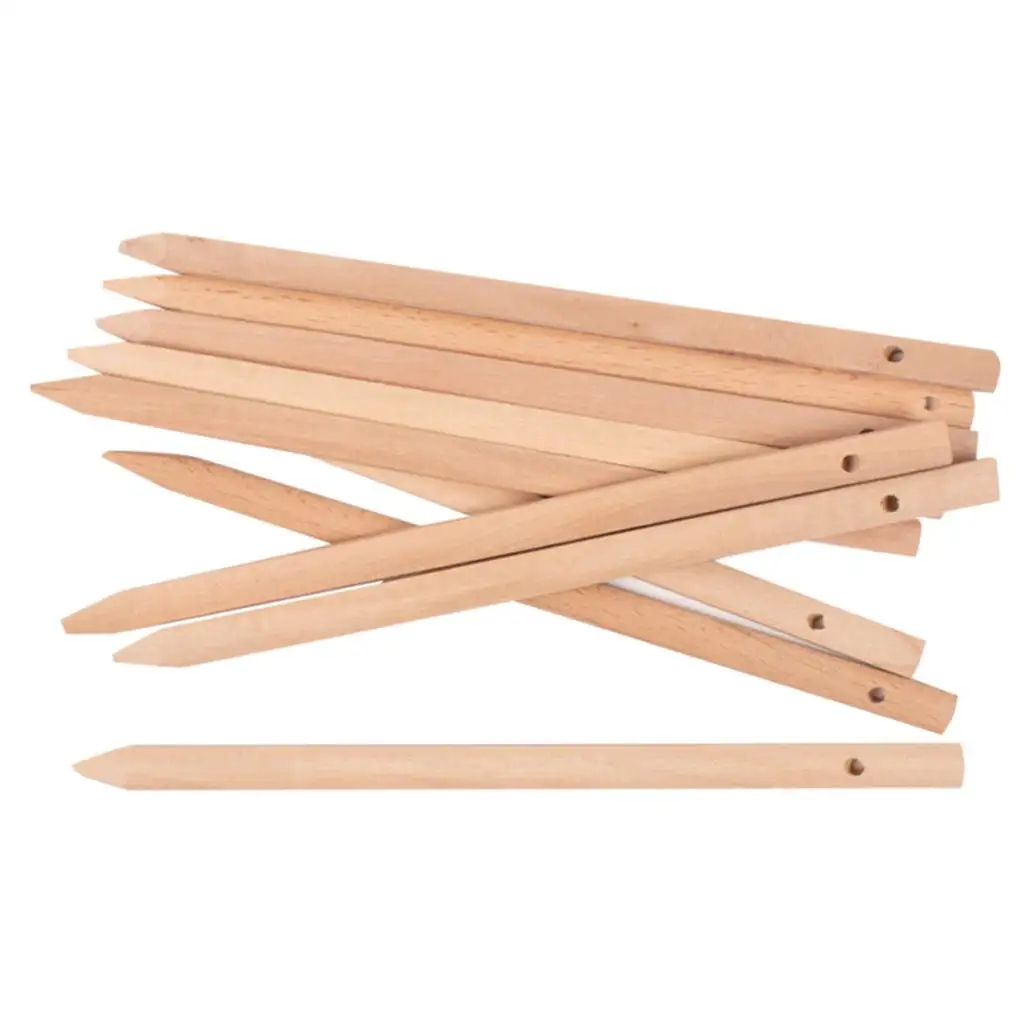 PlayBox: Drevené tkáčske články 20 cm, 10 ks