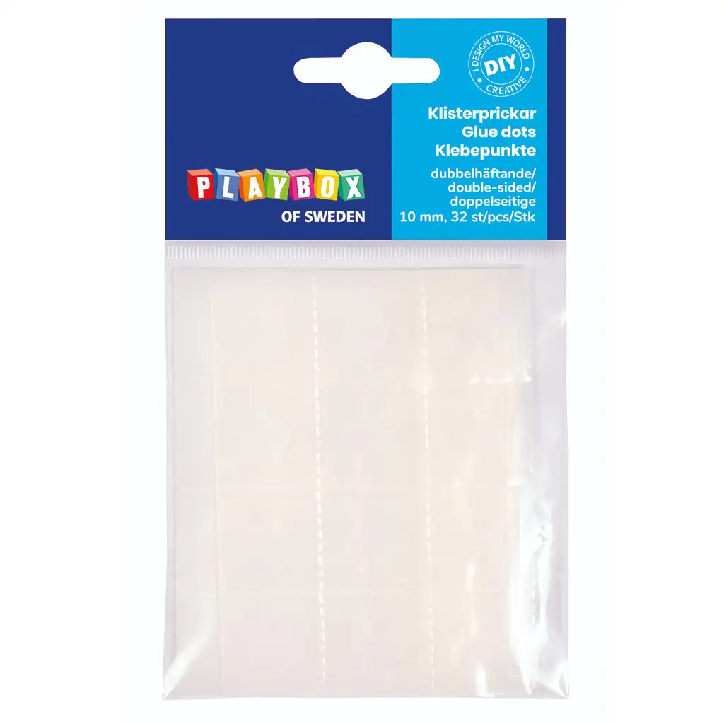 PlayBox: Dvojstranná lepiaca sada 32 ks