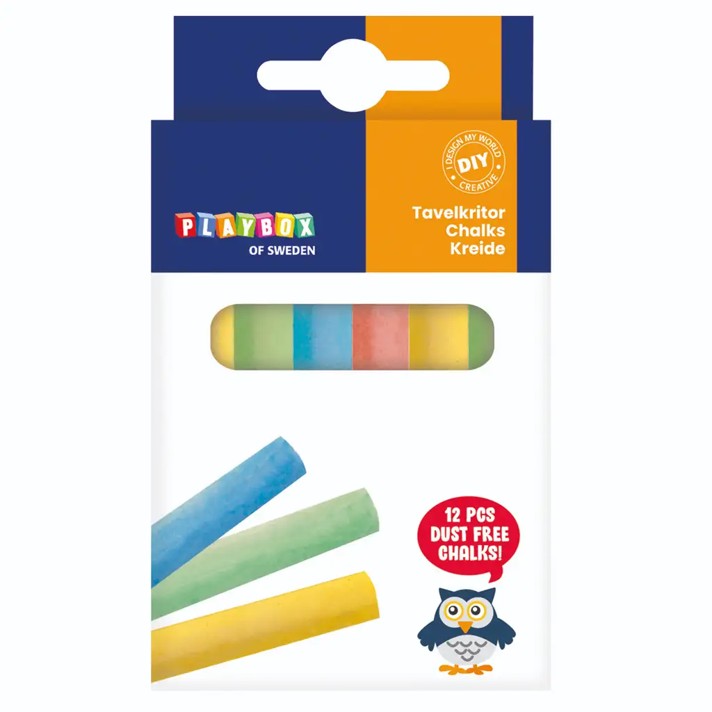 PlayBox: Farebná 12-dielna sada kried kép 1