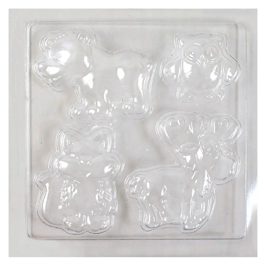 PlayBox: Forma na odtlačky zvierat z omietky 17x17cm