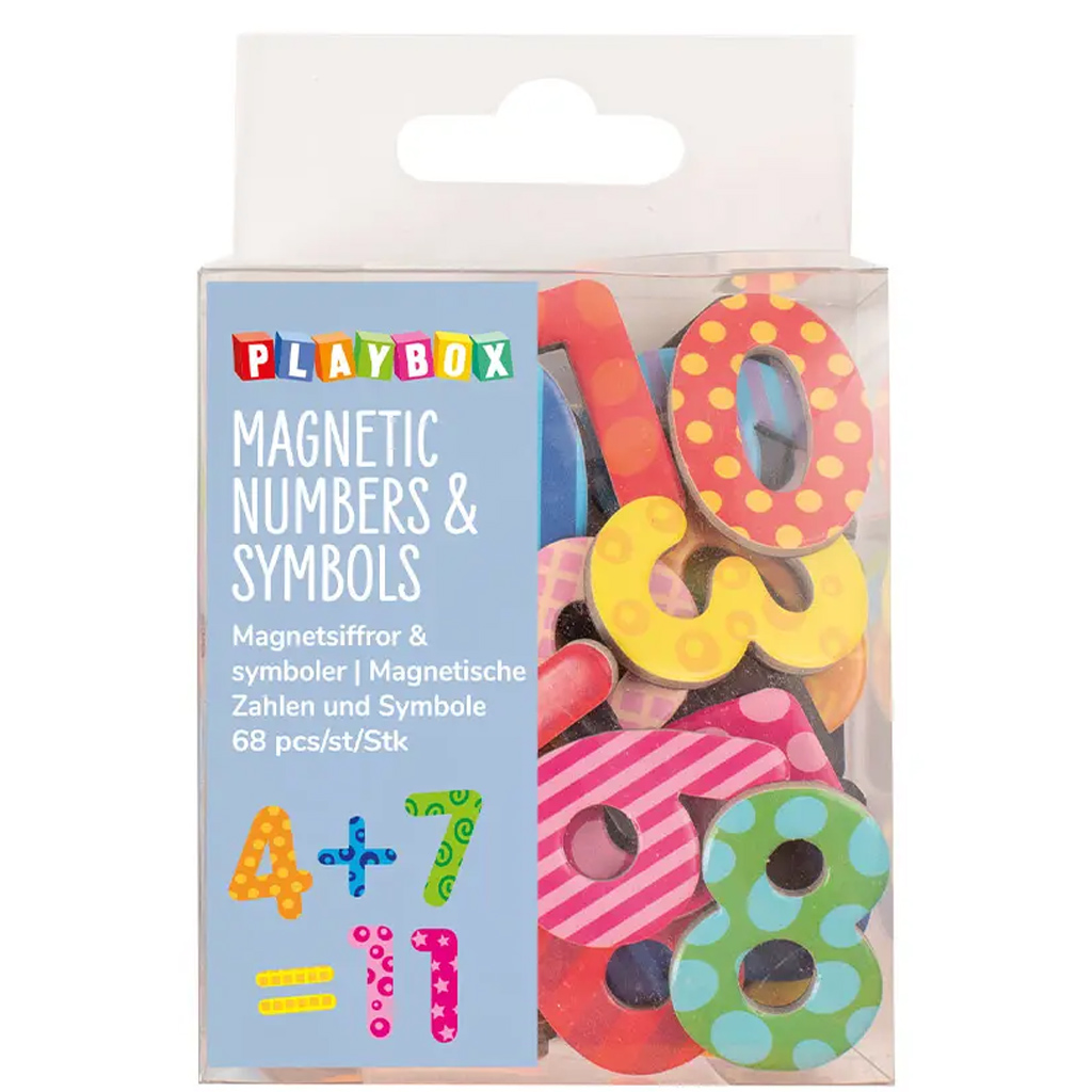 PlayBox: Magnetické čísla a symboly, 68-dielna sada