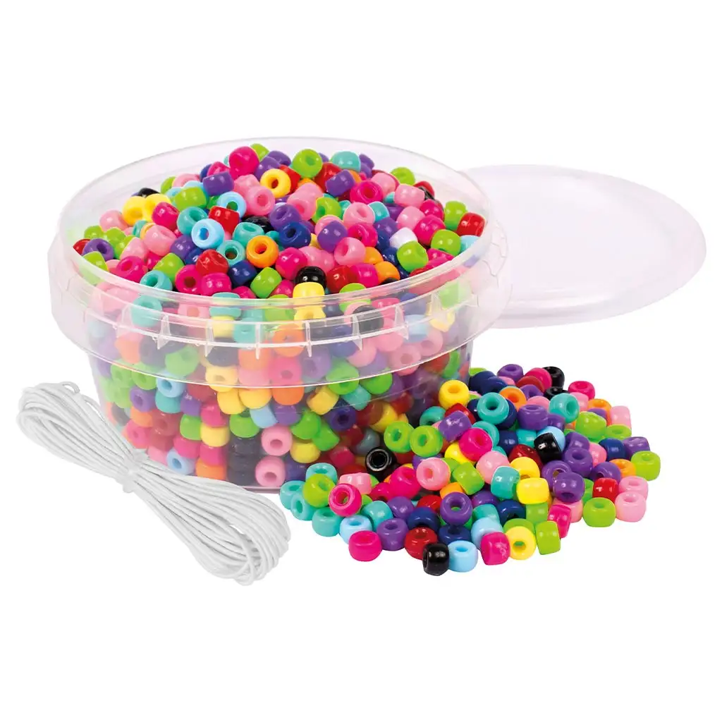 PlayBox: Malé navliekacie korálky 6mm 850ks