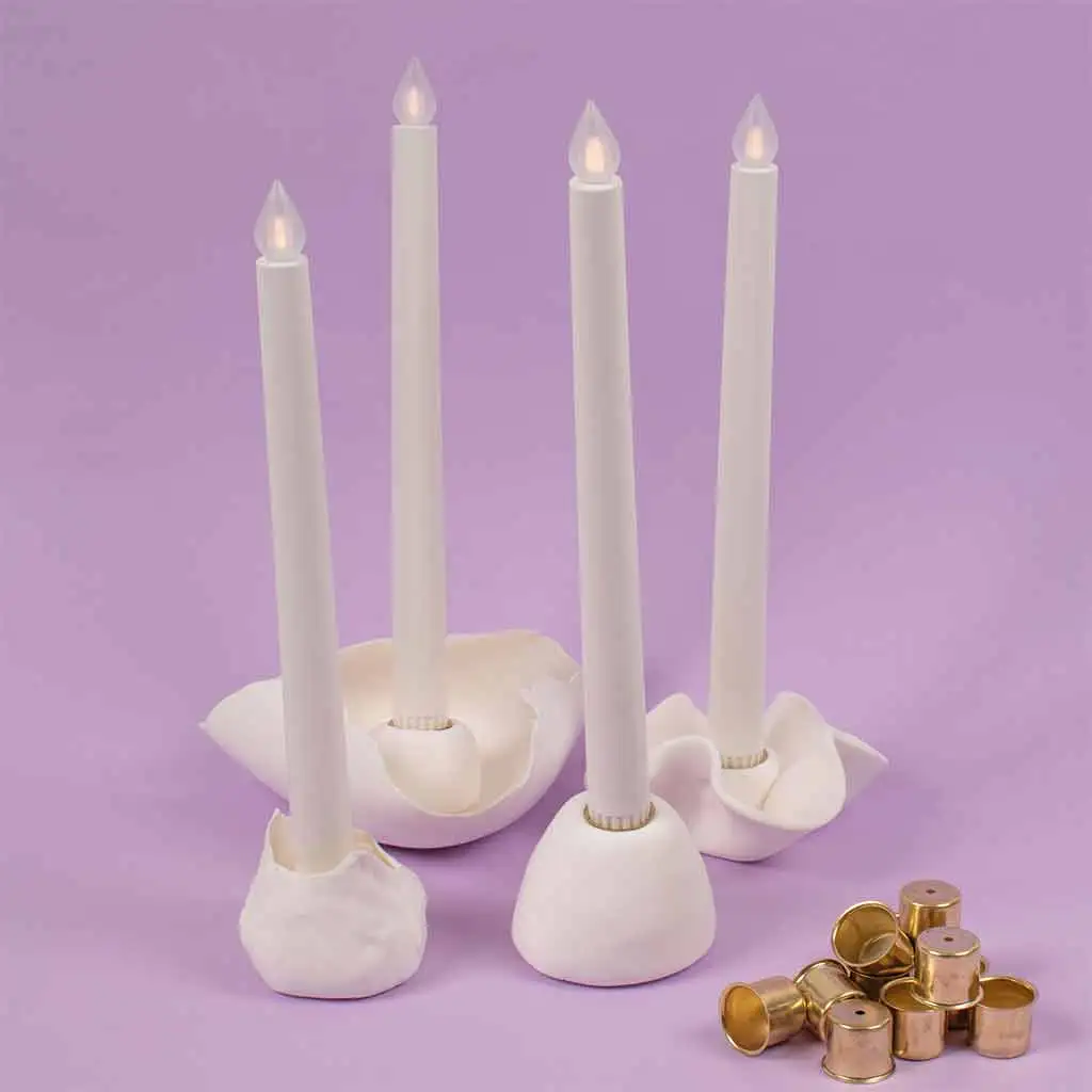 PlayBox: Medený sviečkový držiak s priemerom 21 mm, balenie 25 ks. kép 2