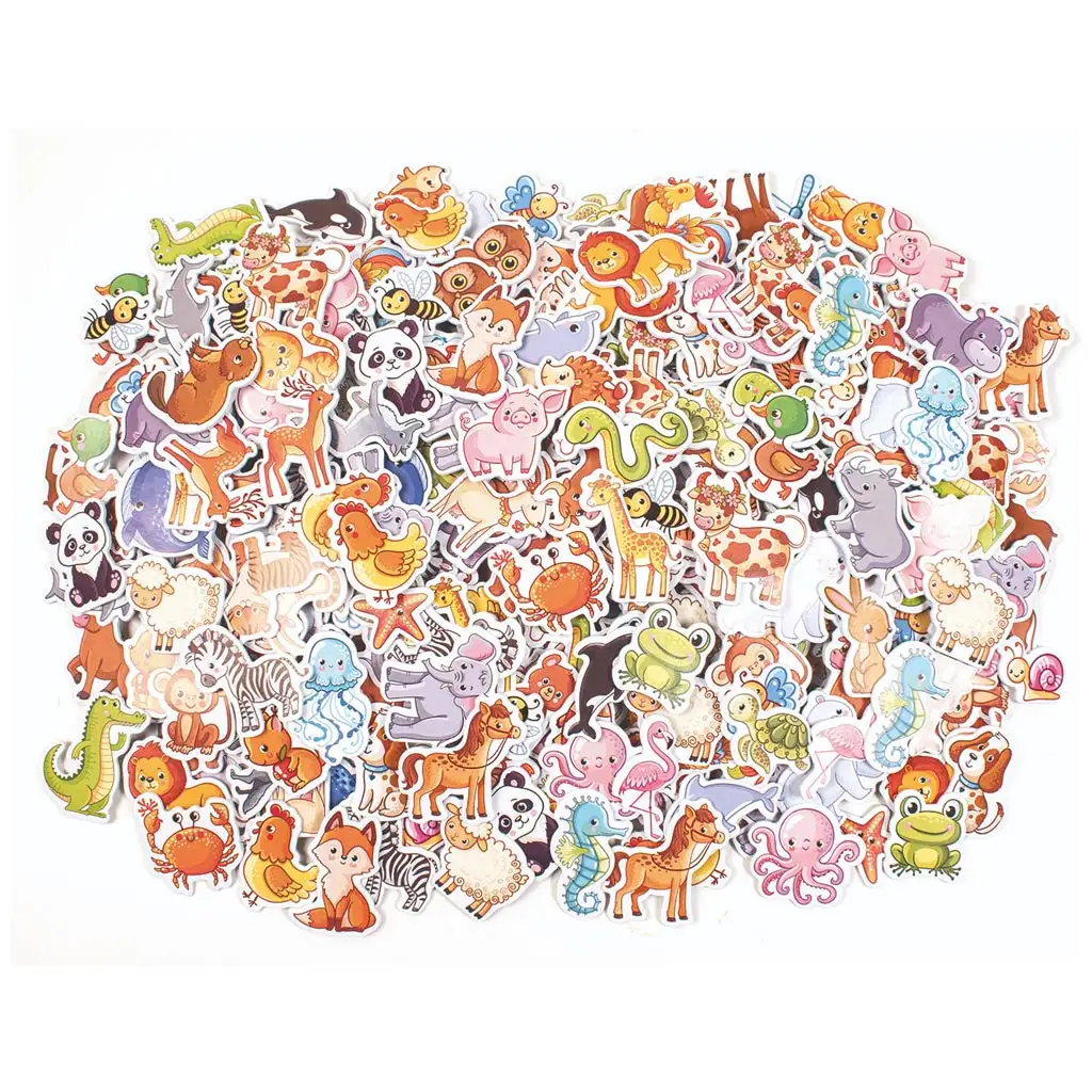 PlayBox: Sada 500 mäkkých nálepiek so zvieracími motívmi