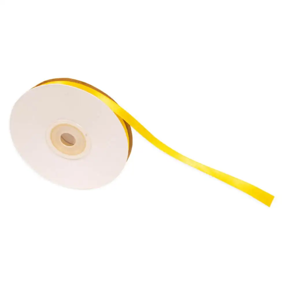 PlayBox: Saténová stuha žltá farba 10mm 30m