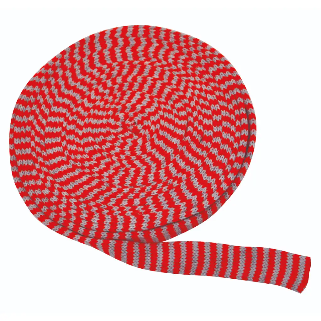 PlayBox: Stlačiteľný červeno-šedý textilný kotúč 10 metrov