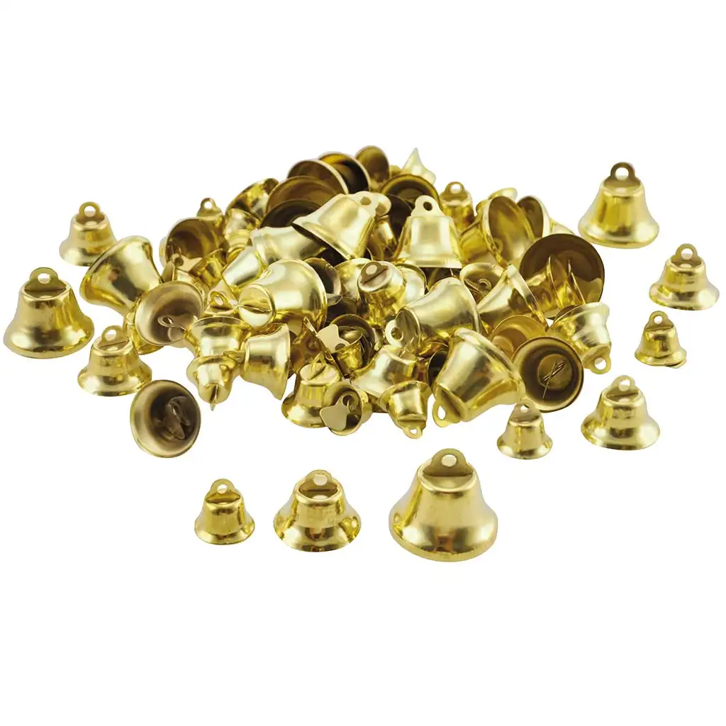 PlayBox: Zlaté dekoračné zvončeky, balenie 100 ks