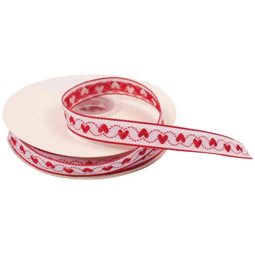 Playbox: Dekoračná páska so srdiečkami 12mm 20m