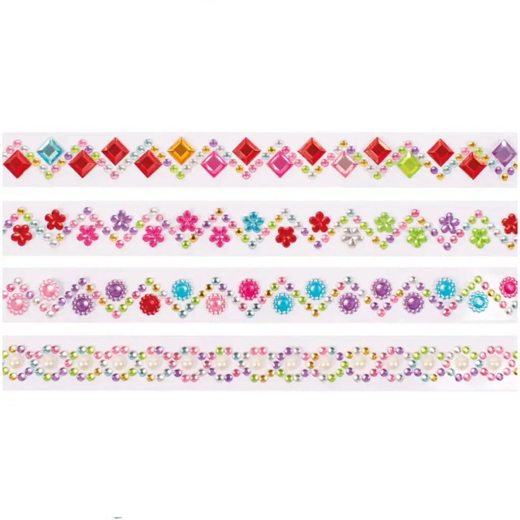 Playbox: Samolepiaci kryštálový pásik – 4 x 50 cm