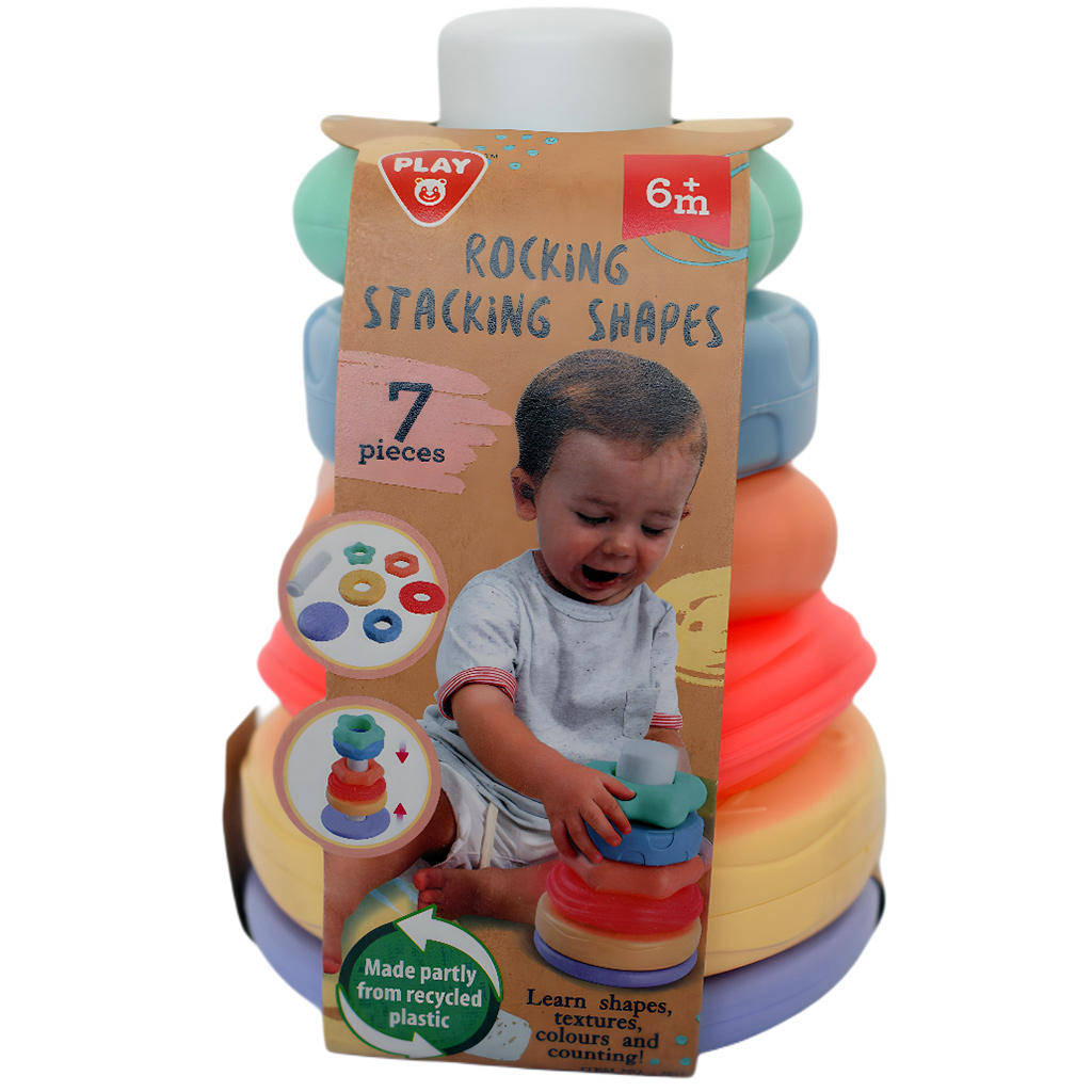 Playgo: Detské skladacie veže (stavebné formičky)