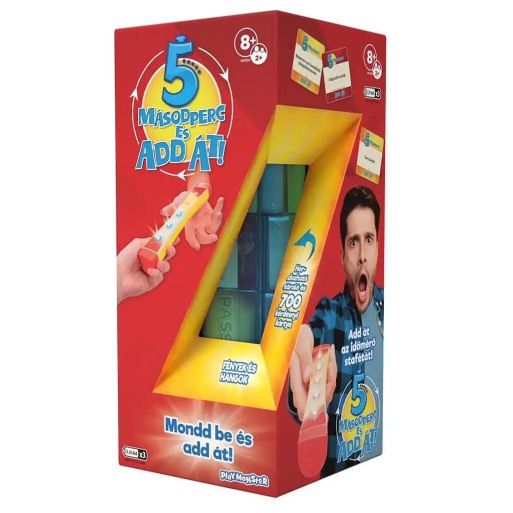 Playmonster: 5 sekúnd a odovzdaj spoločenskú hru